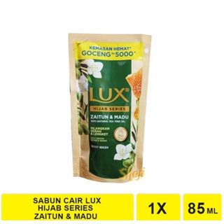 Lux Sabun Cair Zaitun dan Madu Body Wash 85ML Kemasan Refill