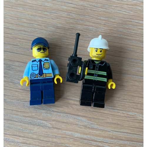 二手 樂高 LEGO 城市 警察 消防員