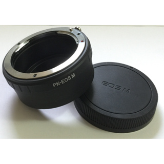 後蓋 Pentax PK K鏡頭轉佳能Canon EOS M M5 M6 M10 M50 M200 EF-M相機身轉接環