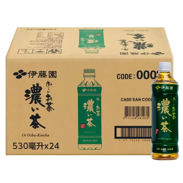 【⭐Costco 好市多 代購⭐】 Ito-En 伊藤園 濃綠茶 530毫升 X 24瓶 飲料 綠茶