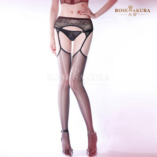 EFP大美人❤️珞櫻2023新品超美攝影流量神器5D性感極光系列蕾絲一體油亮絲滑吊帶絲襪長筒襪~175內!白膚灰紅黑點點