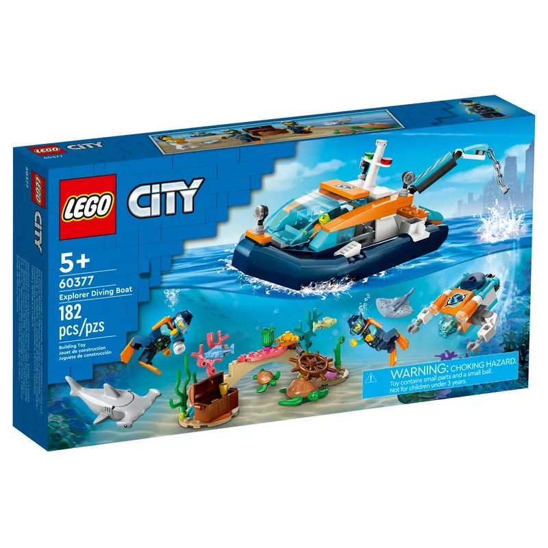 樂高LEGO City系列 探險家潛水工作船 60377