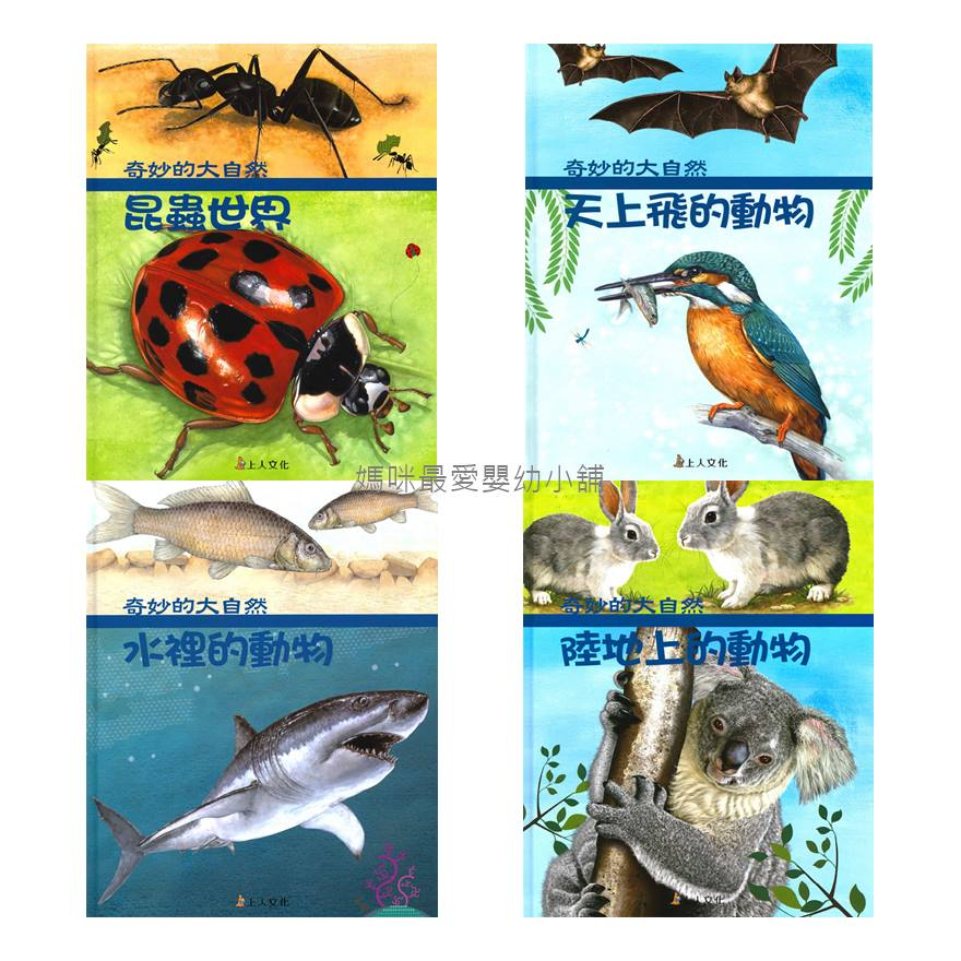 §媽咪最愛§ 《上人》奇妙大自然系列 昆蟲世界 天上飛的動物 水裡的動物 陸地上的動物