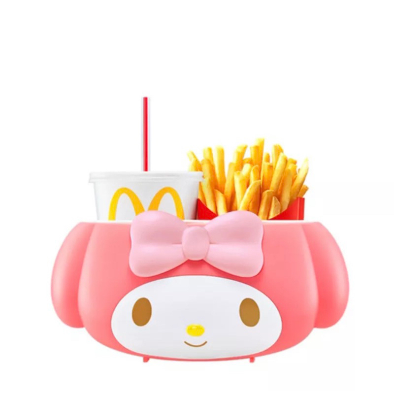 全新麥當勞品牌美樂蒂置物籃Hello kitty麥當勞置物盒 這款沒有把手可當化妝品收納盒