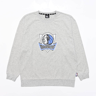 NBA 隊徽印刷 薄款 長袖上衣 獨行俠隊 3255101111 灰色