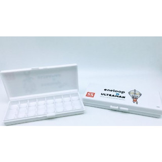 Panasonic eneloop 3號4號 8入電池盒･超人力霸王聯名款) AAA･AA 電池收納盒 C2-10