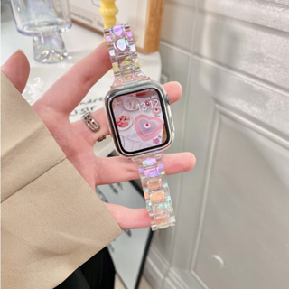 人魚姬錶帶 Apple Watch錶帶 亞克力錶帶 透明錶帶 適用S8 7代/6代/SE 41mm 45mm 40m