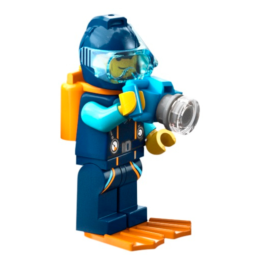 【台中翔智積木】LEGO 樂高 城市系列 60377 潛水員 含相機