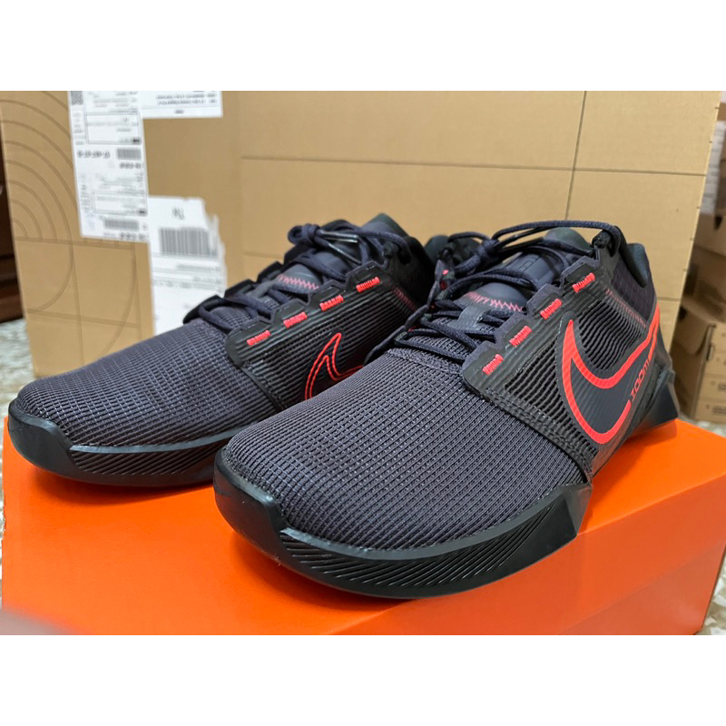 Nike 訓練鞋(27cm)Zoom Metcon Turbo 2 黑 紅 穩定 健身專用 男鞋DH3392-500