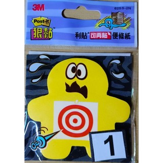3M/利貼 狠黏TW可再貼造型便條紙