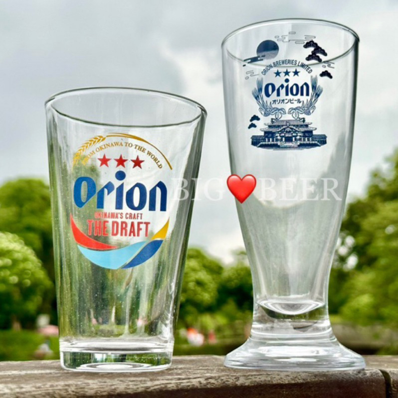 *台北現貨*日本 沖繩 orion 爽口杯315ml+300ml皮爾森杯 首里城 限定款 啤酒杯