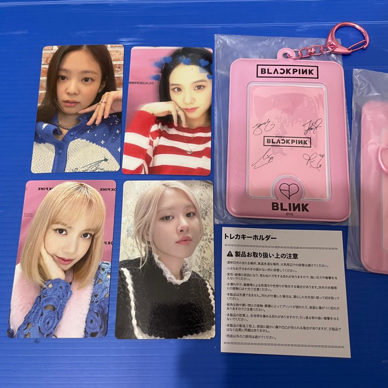 預購 官方 Blackpink weverse 日本早鳥會員禮 Jisoo Jennie rose Lisa 小卡 卡套