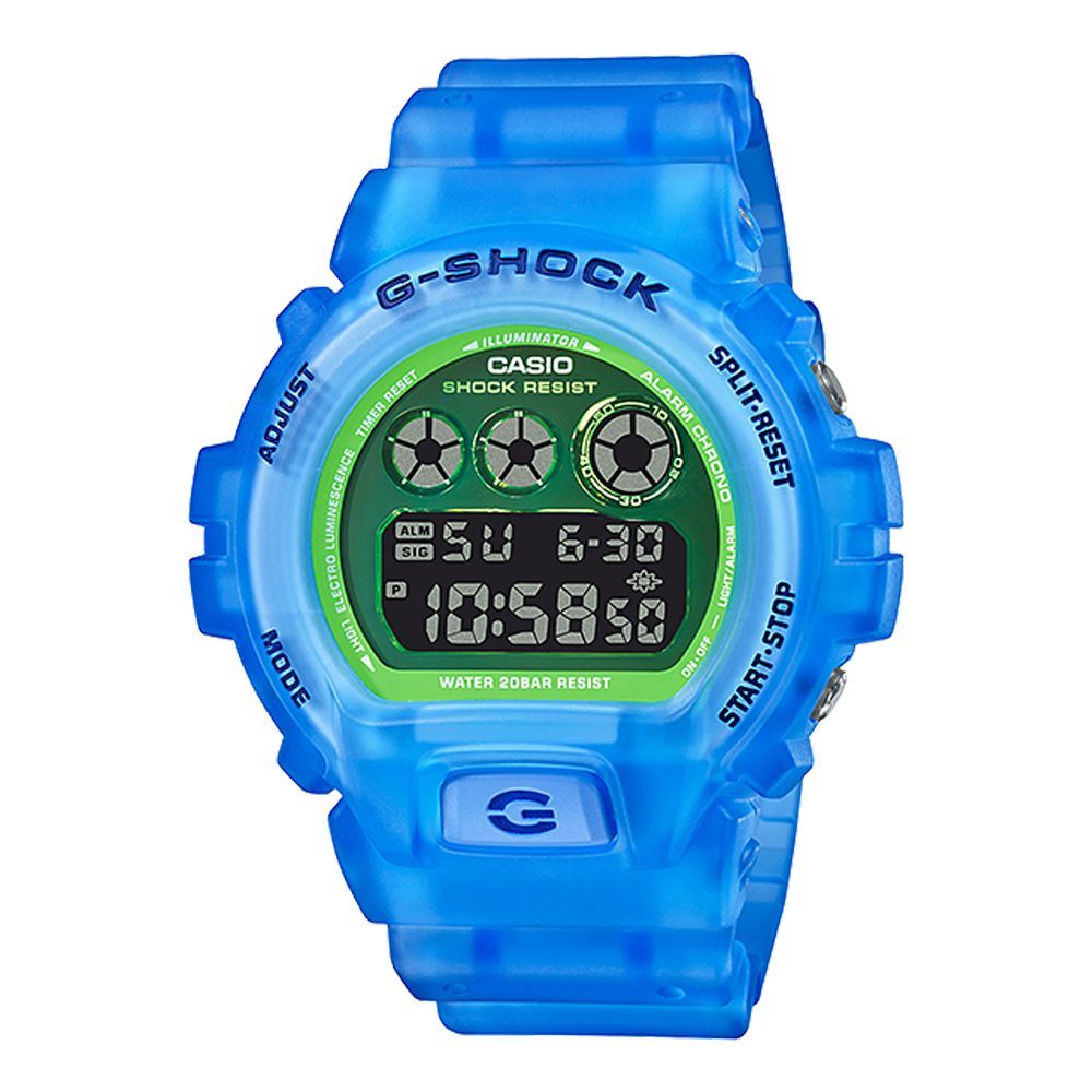 【CASIO】卡西歐 G-SHOCK 礦物玻璃 防水200米 耐衝擊構造 DW-6900LS-2 台灣卡西歐保固一年