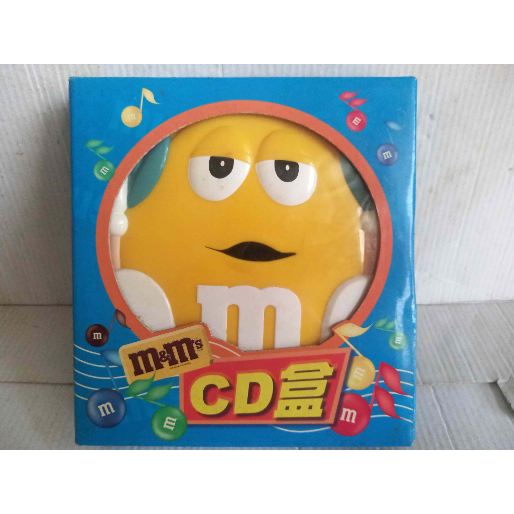 【M&amp;M's巧克力】造型CD盒/ CD收納盒(可裝12片CD)(早期絕版收藏品)