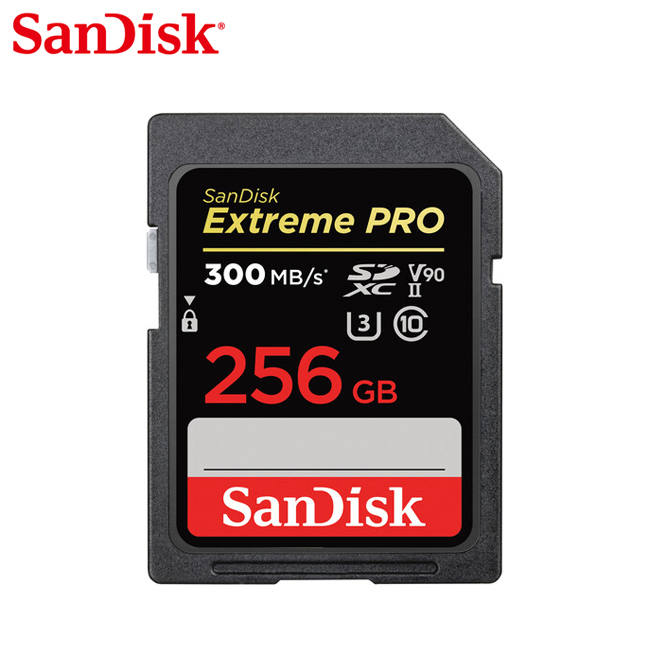 SANDISK Extreme PRO 256G SDXC UHS-II U3 專業攝影超高速記憶卡