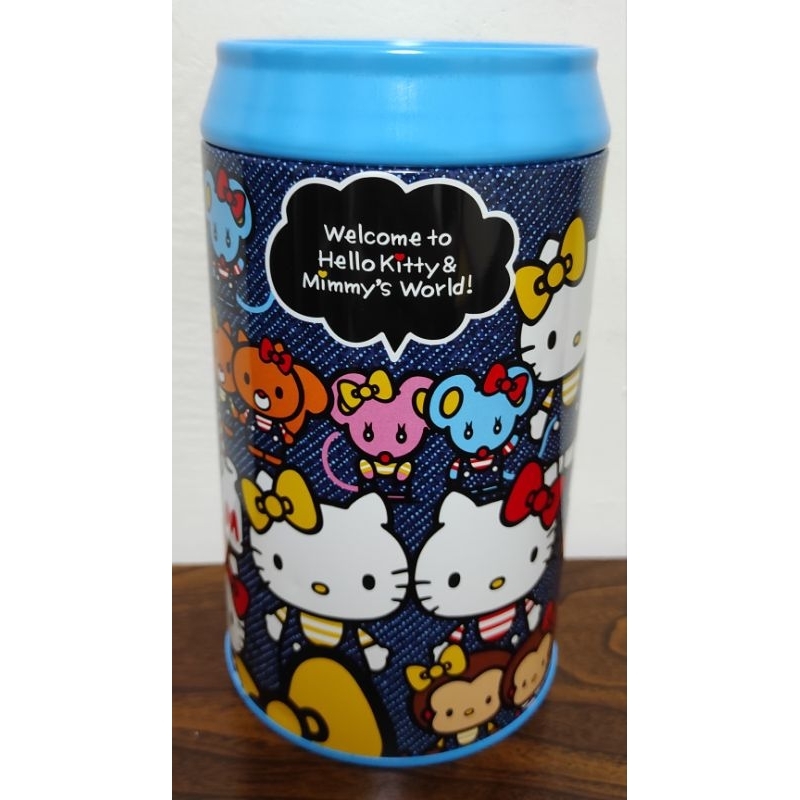 三麗鷗 Hello Kitty 凱蒂貓 鐵罐 存錢筒 存錢罐 撲滿