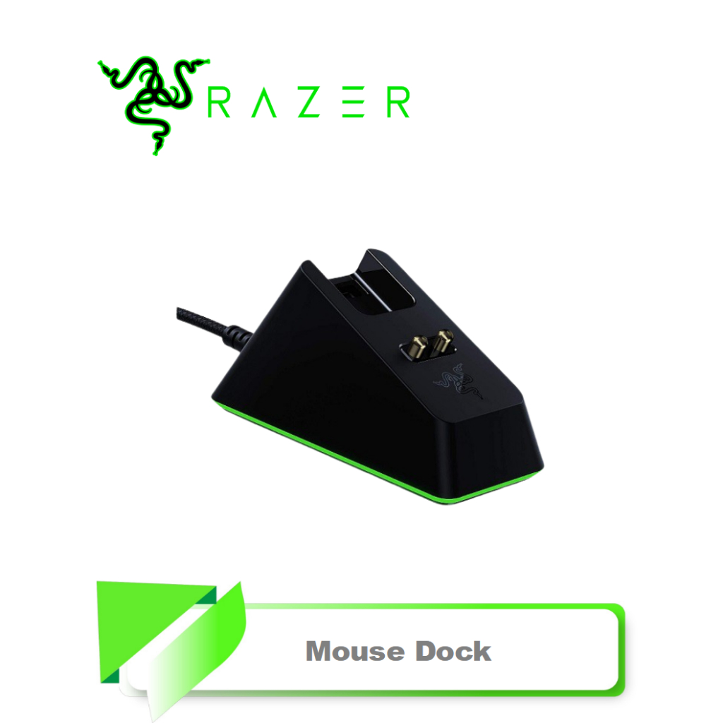 【TN STAR】RAZER 雷蛇 Mouse Dock 充電底座幻彩版 /磁吸式底座/自訂RGB燈光/USB-A