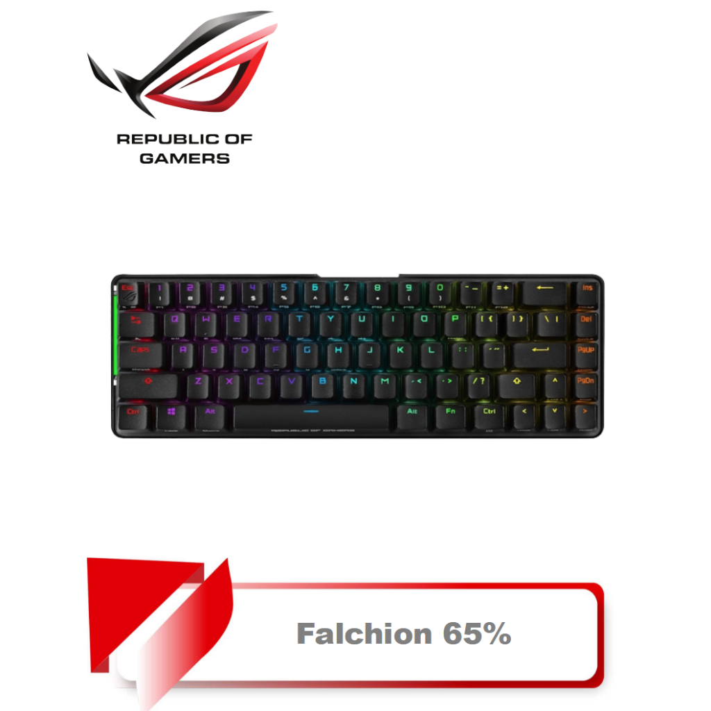 【TN STAR】ROG Falchion RGB 65% 電競鍵盤 機械鍵盤 中文/英文/紅軸/茶軸/青軸/ASUS