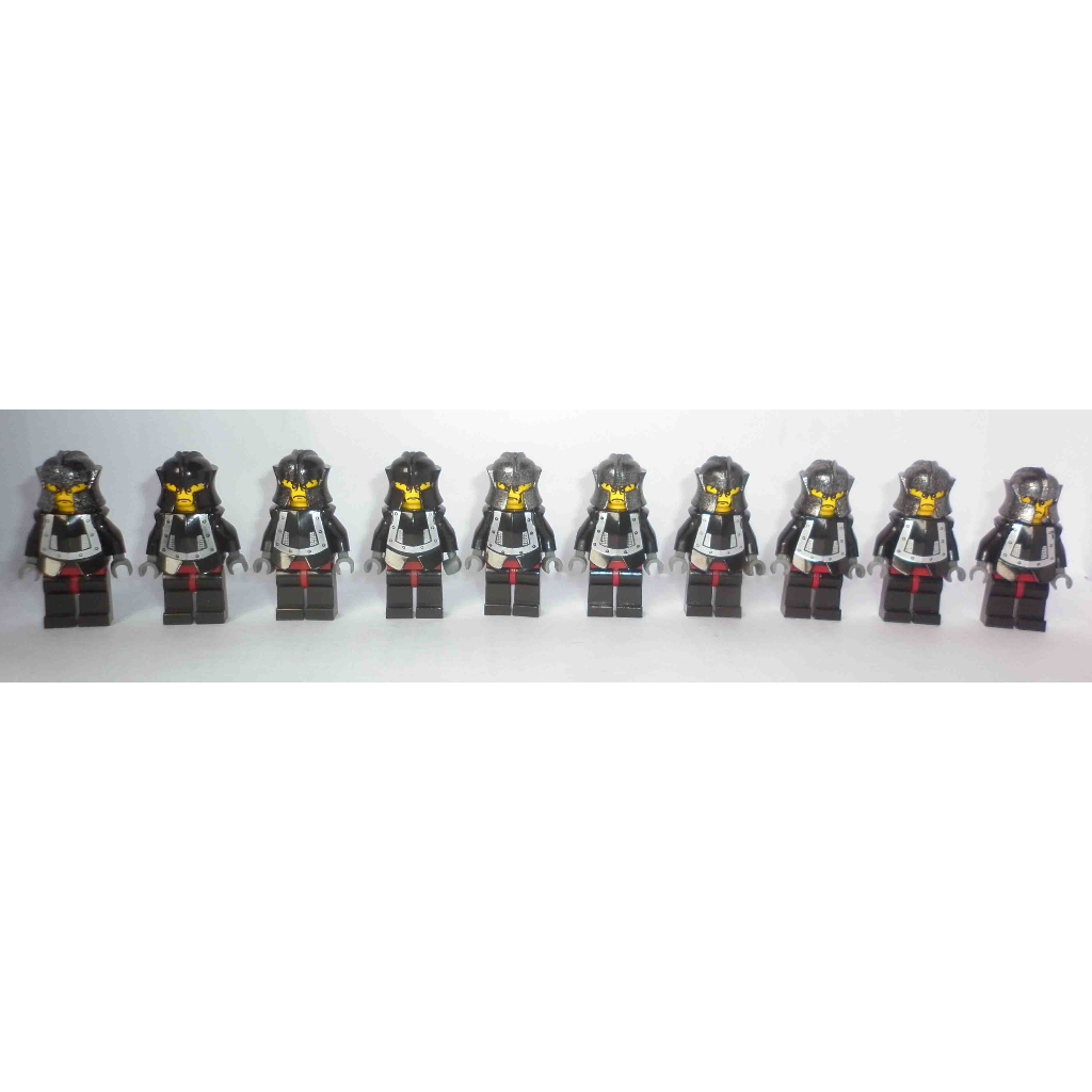 LEGO 樂高 絕版 城堡 銀盔甲 士兵 X10