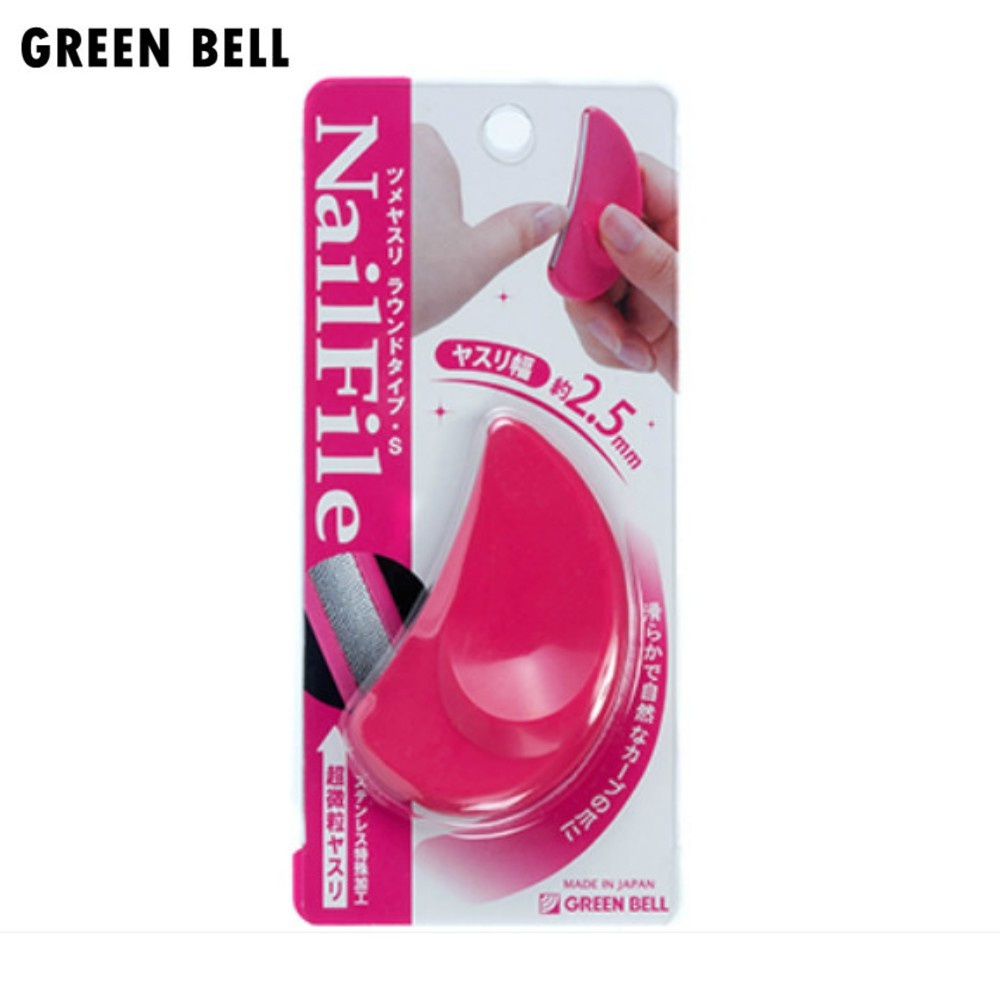 日本綠鐘 GREEN BELL 專利 弧形 指甲銼刀 / 指甲銼 / 銼刀 / 磨甲器  PSG-034