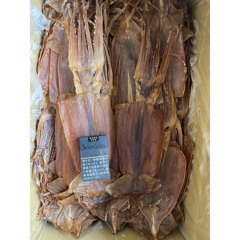 阿根廷魷魚乾一尾100💰乾魷魚70～85公克1尾（中魷魚🦑）