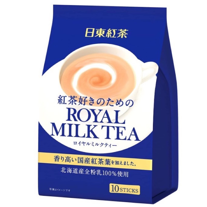 🌟現貨🌟 日東紅茶 皇家奶茶-濃厚(14gx10本入/袋) 香醇濃郁的奶茶風味