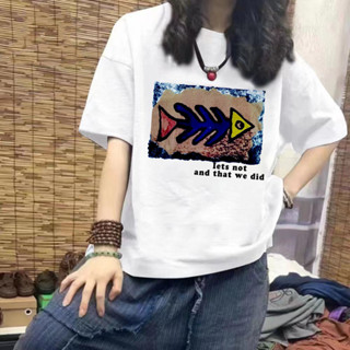 【Veee】100%純棉 t恤 oversize t恤 短袖 韓版上衣 ins 風 顯瘦 夏季 寬鬆 女生衣服 長版上衣