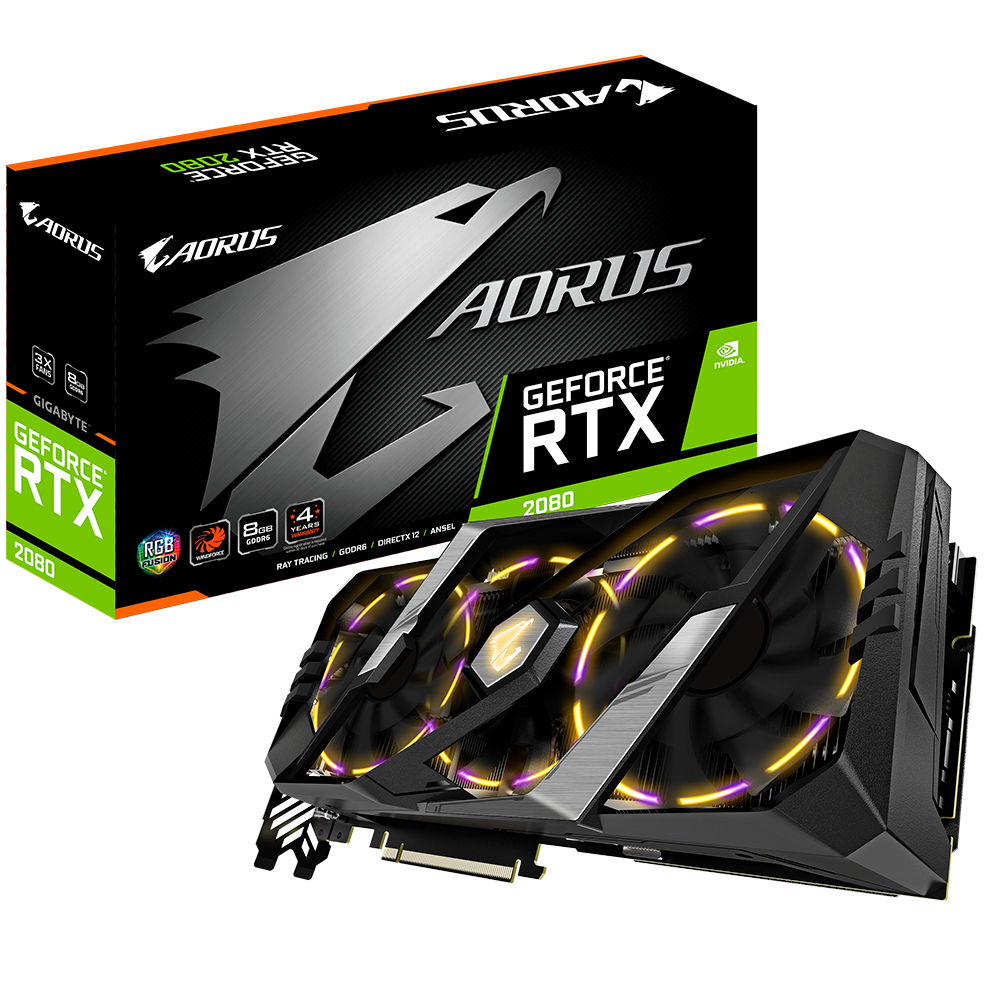 顯示卡  GIGABYTE 技嘉 AORUS 2080 8G 二手 現貨