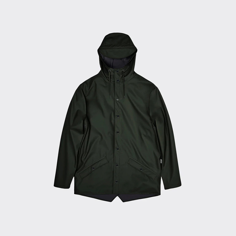 RAINS Jacket W3_03 Green經典基本款防水外套/ 綠　eslite誠品