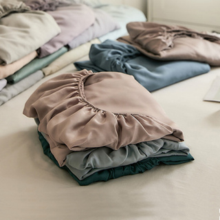 枕梦【淺夢系列】天絲60s床包100%萊賽爾纖維純色床包雙人床包 單人床包 雙人加大床包