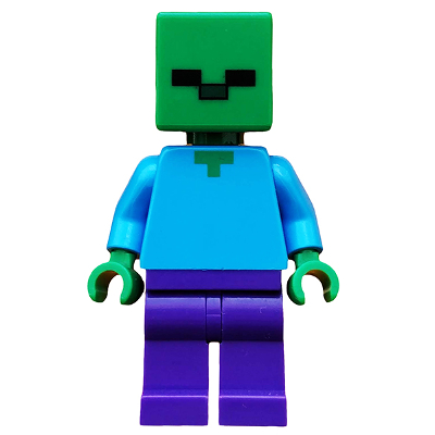 LEGO 樂高 Minecraft 人偶 麥塊 當個創世神 Zombie 殭屍 21128 21186 21118