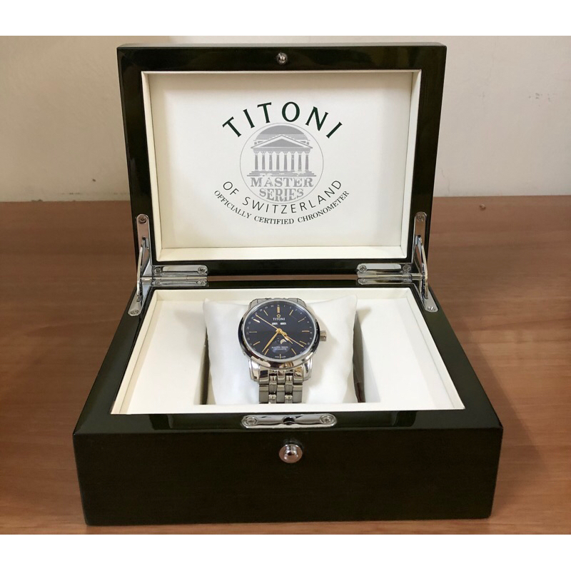 TITONI 梅花錶 大師系列 天文台認證 月相錶 94588-S-636