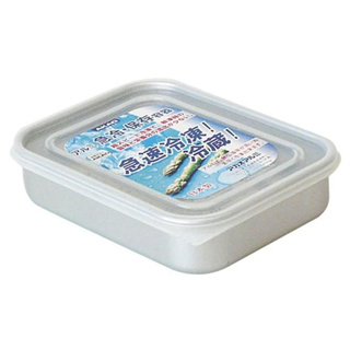 Akao alumi 鋁製保冷保鮮盒 -淺型 【樂購RAGO】 日本製 食材急速冷凍解凍