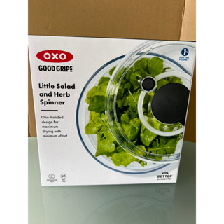 (宅配免運再加贈) OXO廚房 按壓式蔬菜脫水器V4 (大)