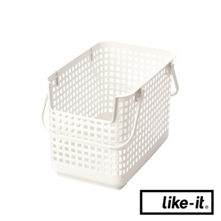 【日本like-it】輕鬆組洗衣置物籃 - 共2款《屋外生活》置物藍 收納籃 衣物籃 洗衣籃
