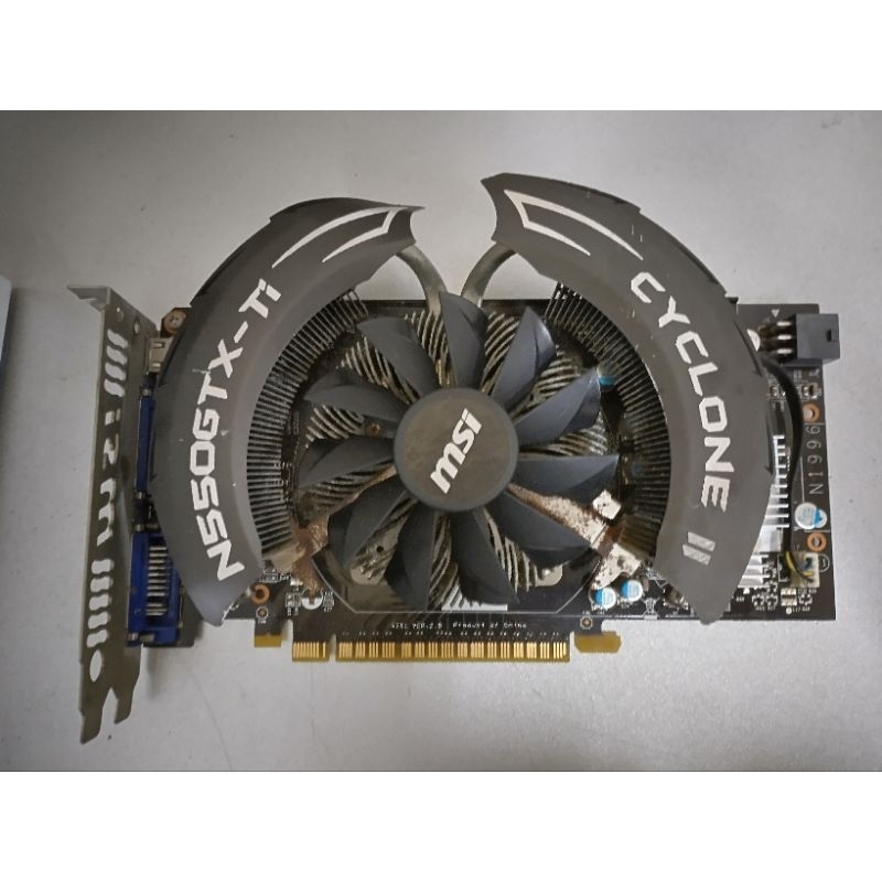 //二手良品// MSI 微星 N550GTX-Ti Cyclone OC DDR5 1G 顯示卡