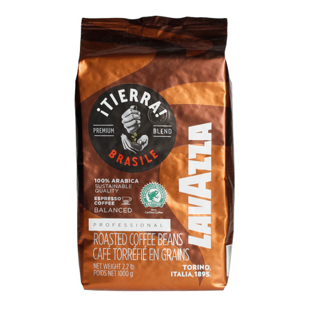 【LAVAZZA】 TIERRA BRASILE BLEND咖啡豆 1000g(100%ARABICA)