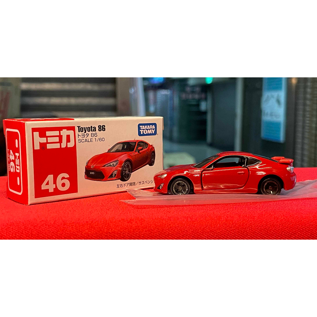 內AA 櫃 現況品 ： 1/60 TOMICA 46 豐田86 TOYOTA 86 合金車 　　天貴