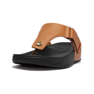 【FitFlop】經典可調式夾脚涼鞋11-14247-淺褐色\男-原價4250元