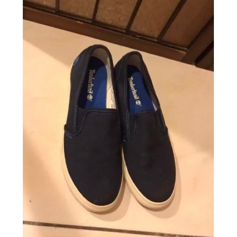 二手、二腳專賣_ Timberland 深藍色女鞋款22.5