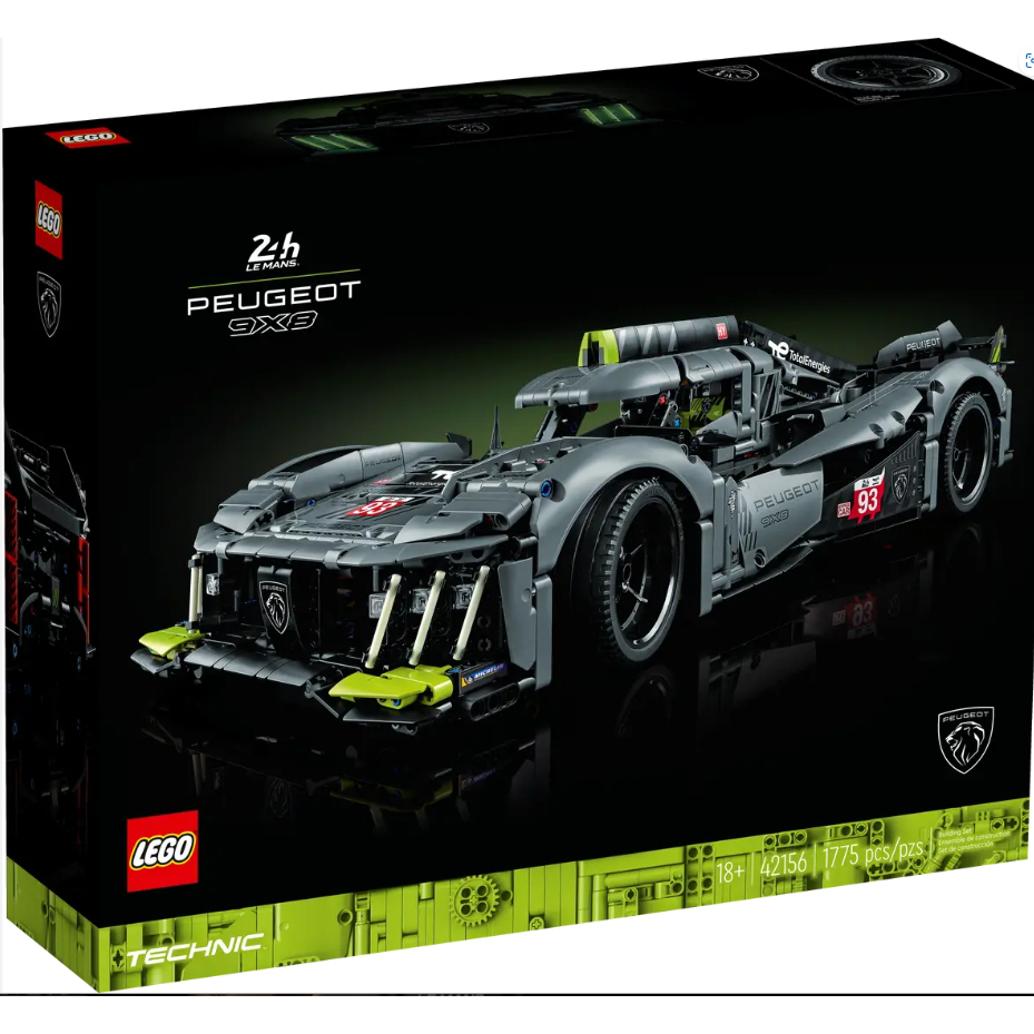 【小天使玩具】(現貨) LEGO 42156 Peugeot 9X8 超級賽車
