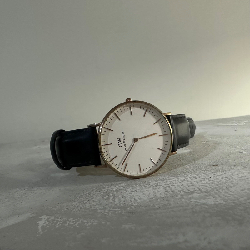 ［二手］CLASSIC DW手錶 錶盤直徑35mm 時尚皮帶款腕錶