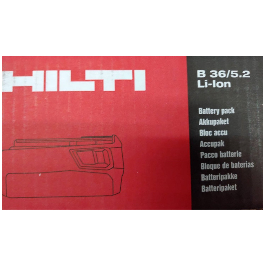 【雙星子五金】HILTI喜利得 全新 原廠電池 B36 5.2A 36V Li-ion B36/5.2 #2302144