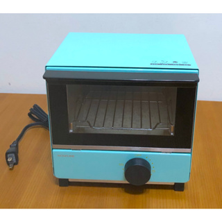 小泉 KOS07BK baioreto KOS-07BK 粉藍色 小型電烤箱 住宿.學生必備