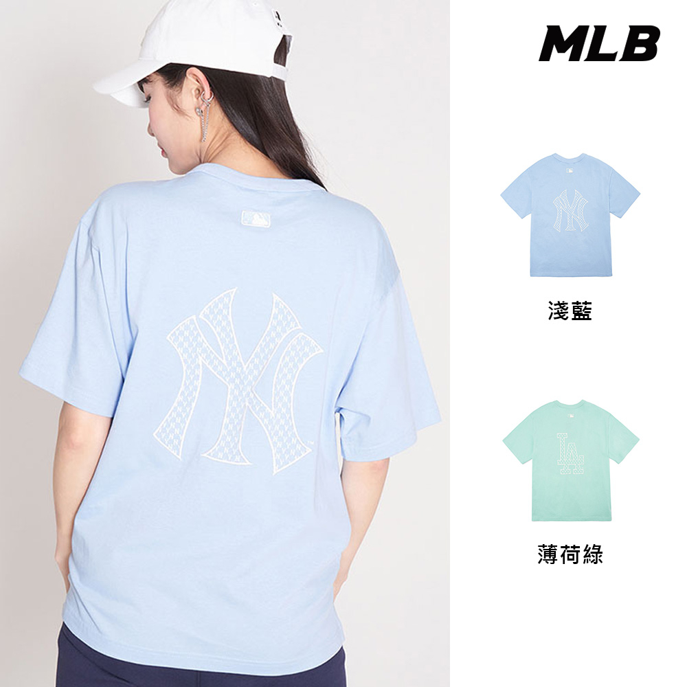 MLB 短袖T恤 MONOGRAM系列 道奇/洋基隊 (3ATSM2023-兩色任選)【官方超值優惠】