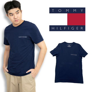 Tommy Hilfiger 涼感 吸濕排汗 短袖 小LOGO T恤 深藍 素T 圓領 短T 保證正品~ #7769