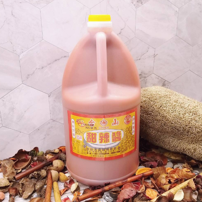 【台山-醬料】台山甜辣醬4公升/營業用大桶裝(店到店1單只能寄1桶)