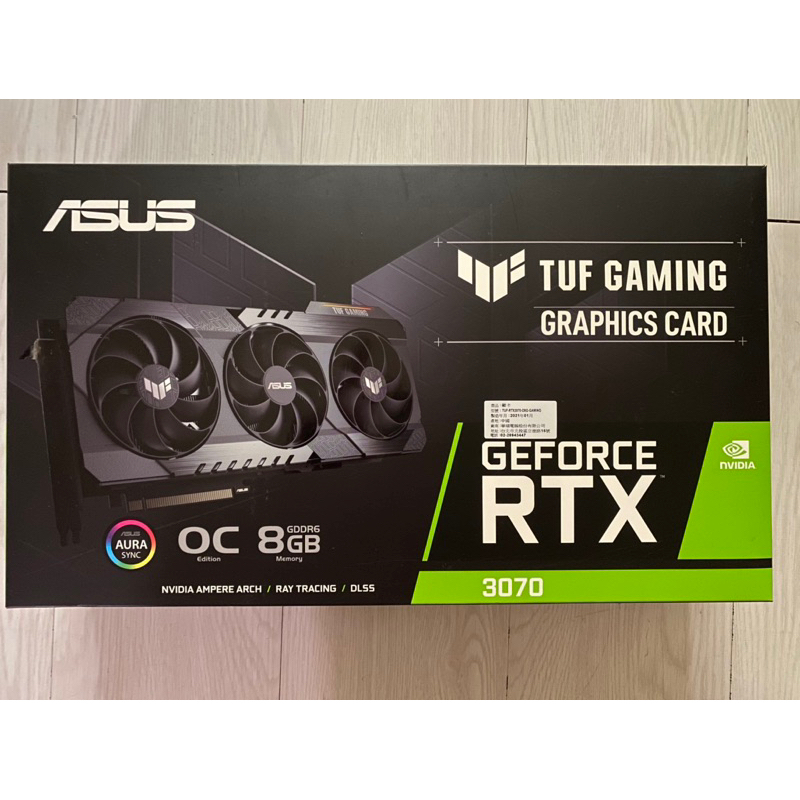 華碩 ASUS TUF- RTX3070 O8G GAMING 高雄