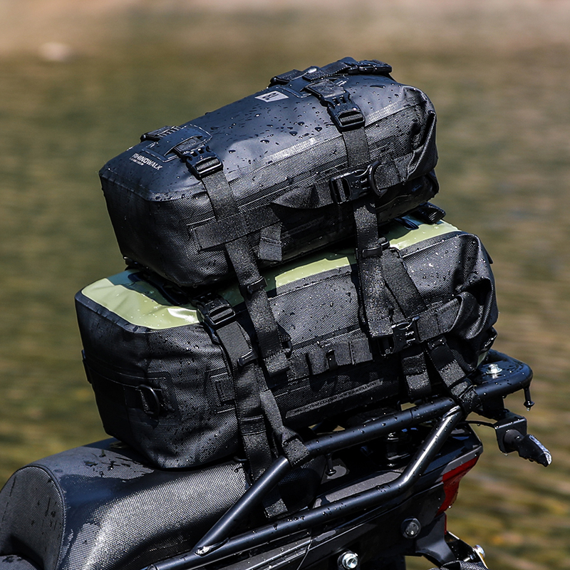 新款 8L / 15L / 30L 防水模塊化摩托車包越野摩托車後座包通用摩托車側袋馬鞍包/MOTO