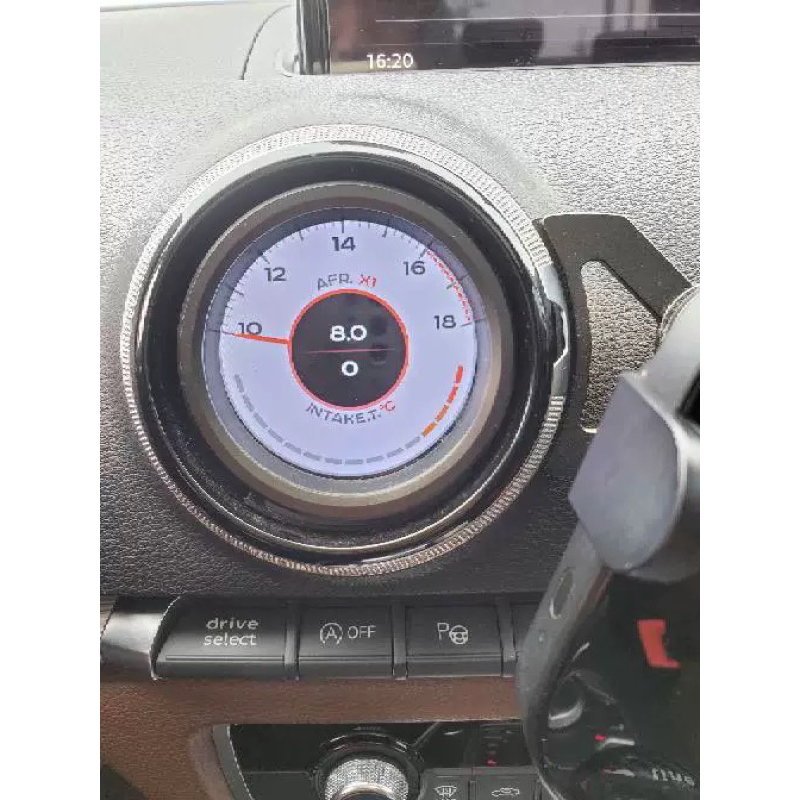 Audi 奧迪 A1 S1 A3 S3 CAMMUS OBD 冷氣出風口渦輪錶 液晶顯示 完美安裝